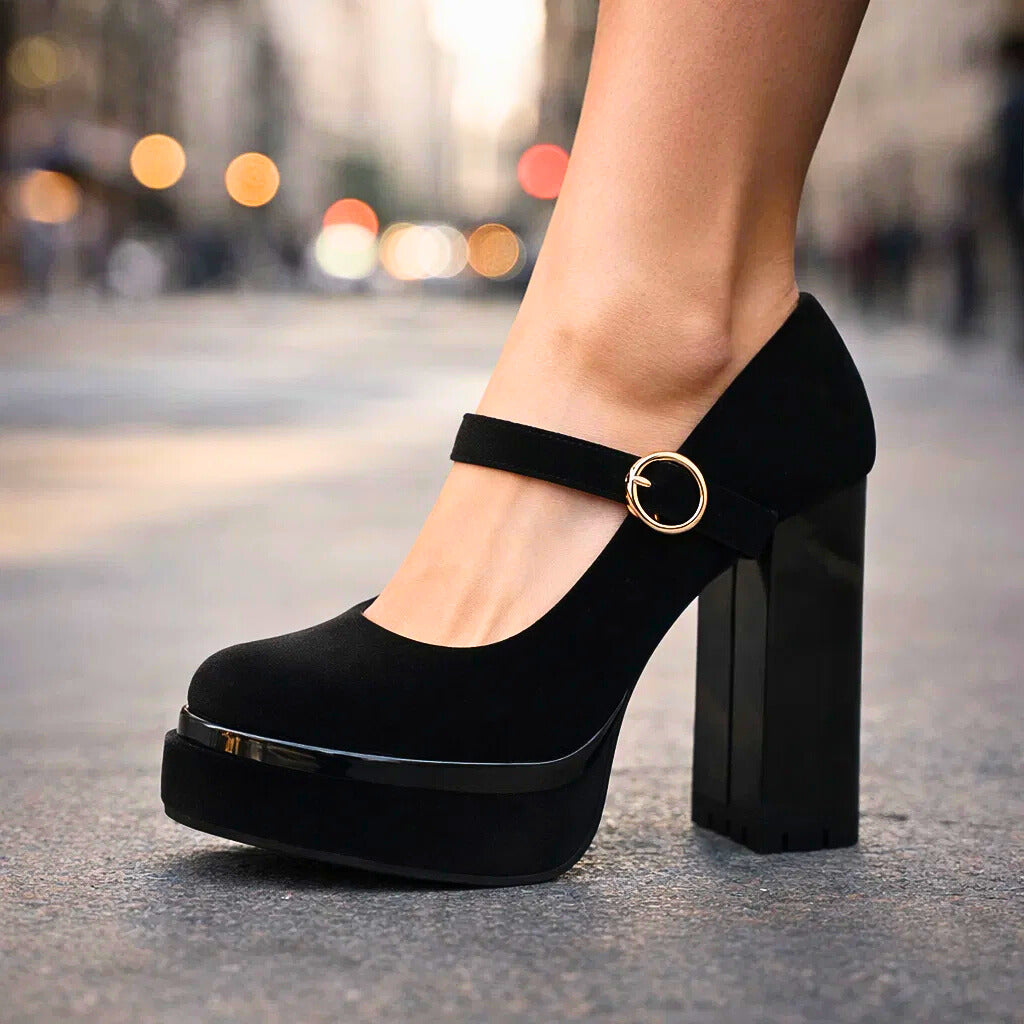 VALLORIA TALONS EN VELOURS