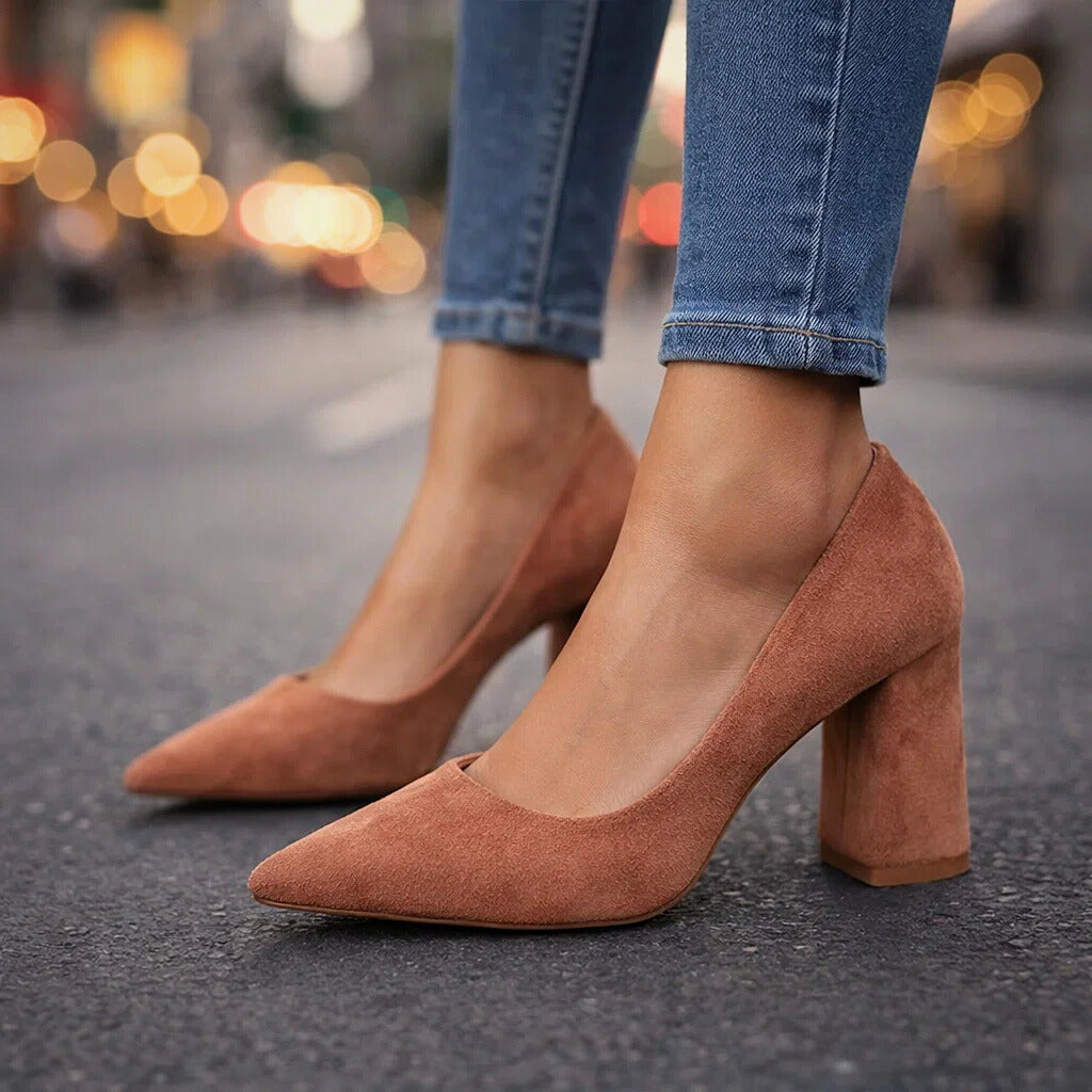 Escarpins en velours Vivienne