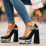 NATALIA VOSS TALONS À PLATEFORME