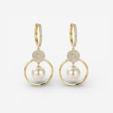Boucles d'oreilles Zerra Luxe avec Perles Cultivées