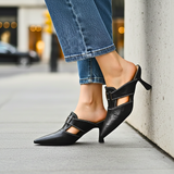 AUBREY MONROE TALONS EN CUIR VÉRITABLE