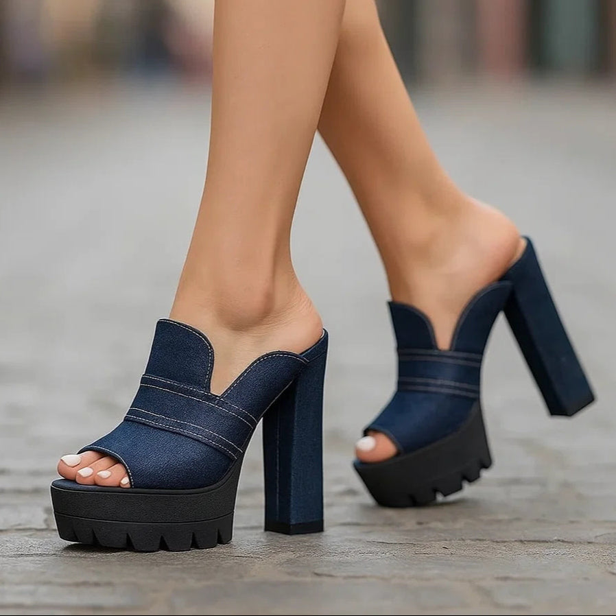 Delilah talons en denim