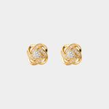 Valentine – Elegant gold earrings.