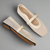 Avelina ballerines en mesh