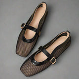 Avelina ballerines en mesh