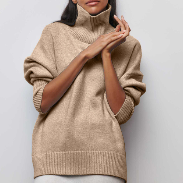 Nina | Pull Col Roulé Luxe