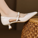 AVANI talons en cuir véritable