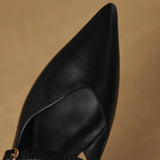 AVANI talons en cuir véritable