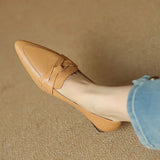SOFIA mocassins en cuir véritable