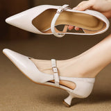 AVANI talons en cuir véritable