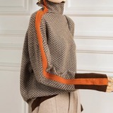 Éléonore | Col roulé Luxe en Chevron