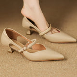 AVANI talons en cuir véritable