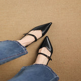 AVANI talons en cuir véritable