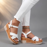 Sandales compensées tissées Hazel
