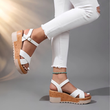 Sandales compensées tissées Hazel