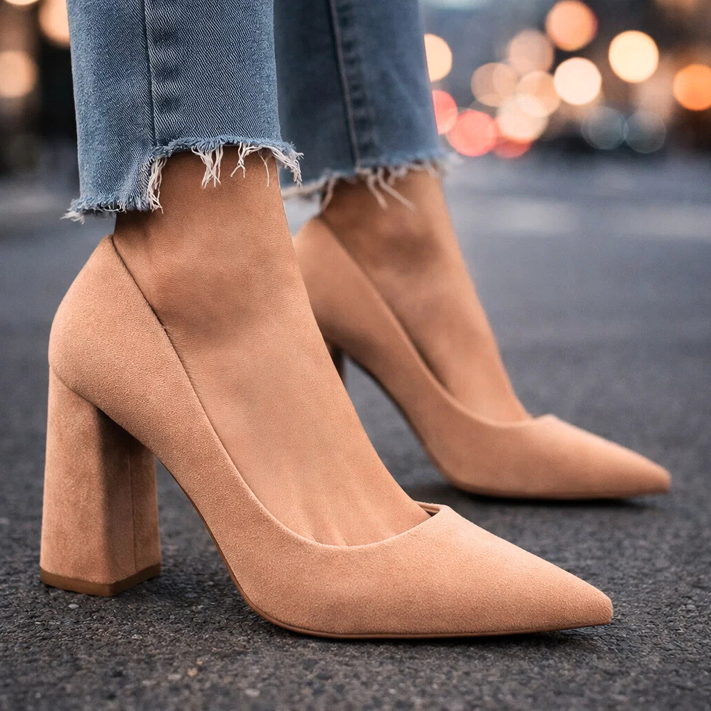 Escarpins en velours Vivienne