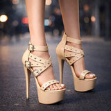 SERENA JADE TALONS AIGUILLES À PLATEFORME