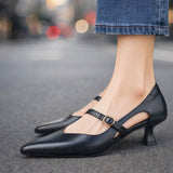 AVANI talons en cuir véritable