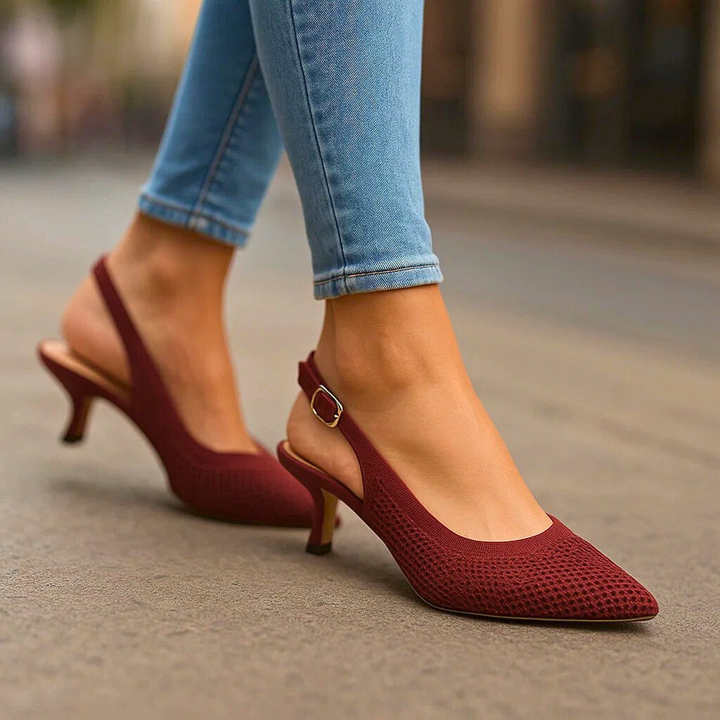 Avelina talons en mesh