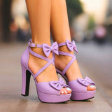 BELLA TALONS À NOEUD DOUBLE