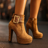 DANA AVERY BOTTES EN DENIM