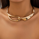 Collier doré vintage